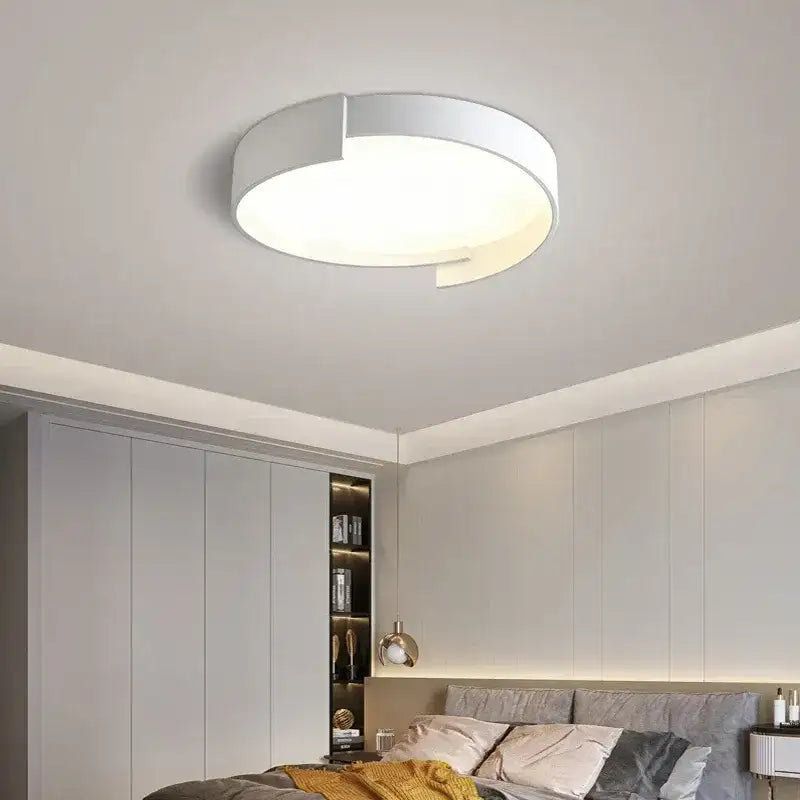 Latest Nordic Classic Black White Simple LED Ceiling Light Designer Cr ...