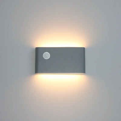 Modern LED Outdoor Motion Sensor Waterproof Wall Lamp - Garden and Courtyard Lighting