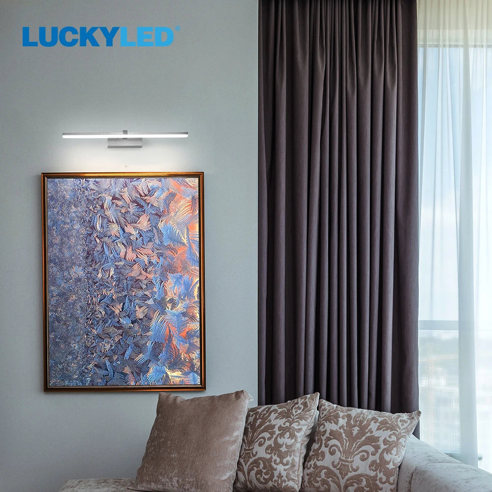 LuckyLED Modern LED Bathroom Light: Waterproof Mirror Wall Lamp 16W/20W AC85-265V - Painting Wall Light Fixture Sconce