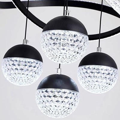 Modern LED Dining Room Chandelier - Elegant Indoor Lighting for Living Room, Bedroom, and Kitchen