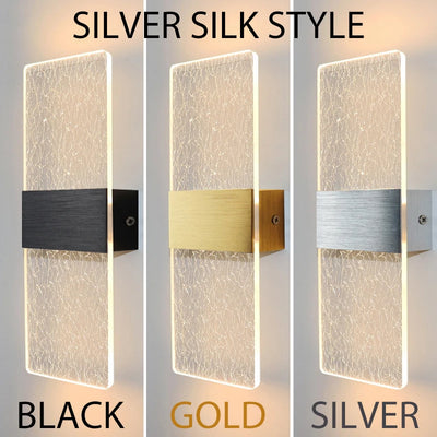 Modern LED Wall Lamp Nordic Sconce Lights - Adjustable Color Temperature, Elegant Acrylic Shell
