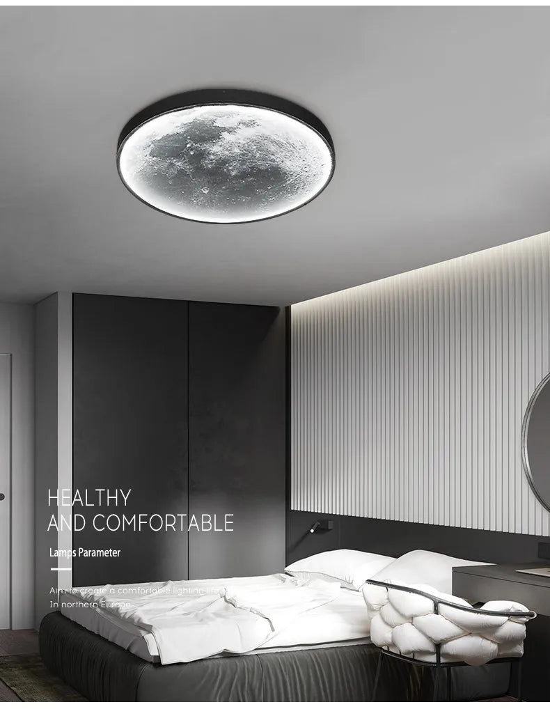 Moon Wall Lamp – Modern Artful Illumination for Your Space