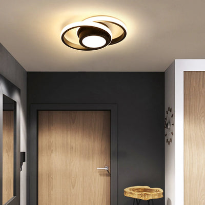 Energy-Saving LED Flush Mount Ceiling Fixture: Perfect for Bedroom and Bathroom