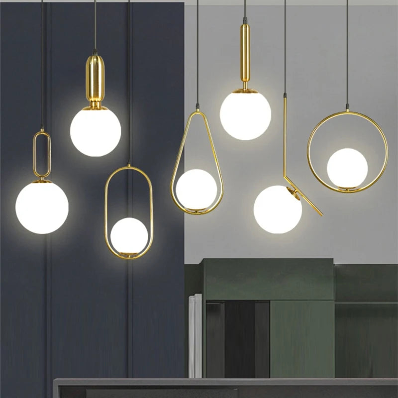 Modern Pendant Light: Perfect for Living Room, Dining, Kitchen, Bedroom - Nordic Style Ceiling Chandelier