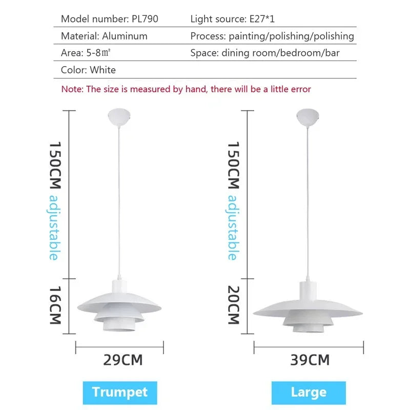 Living Room Pendant Light: Modern Umbrella Design with Colorful LED for Parlour, Study, Bedroom, Hotel Hall
