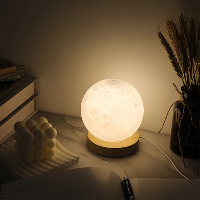 Spherical Table Lamp LED Bedside Lamp Warm Warm Bedroom Nightlight Simple Atmosphere Lamp