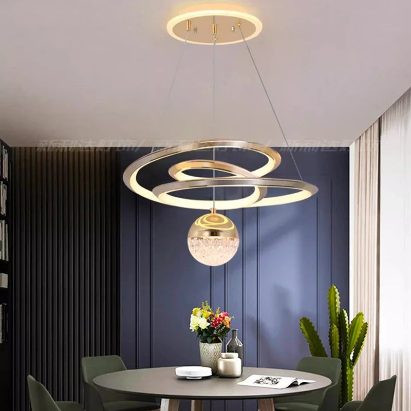 Modern Home Decor LED Pendant Lights - Chandeliers for Living Room and Dining Room