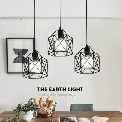 Nordic Minimalist Rustic Industrial Pendant Lights: Modern Lighting Fixtures for Kitchen Island, Cafe, and More