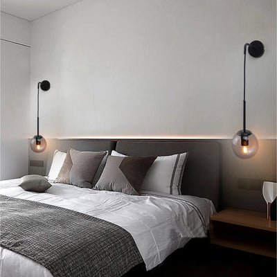 Nordic Modern Simple Glass Wall Light - Stylish Home Decor Lamp for Various Spaces