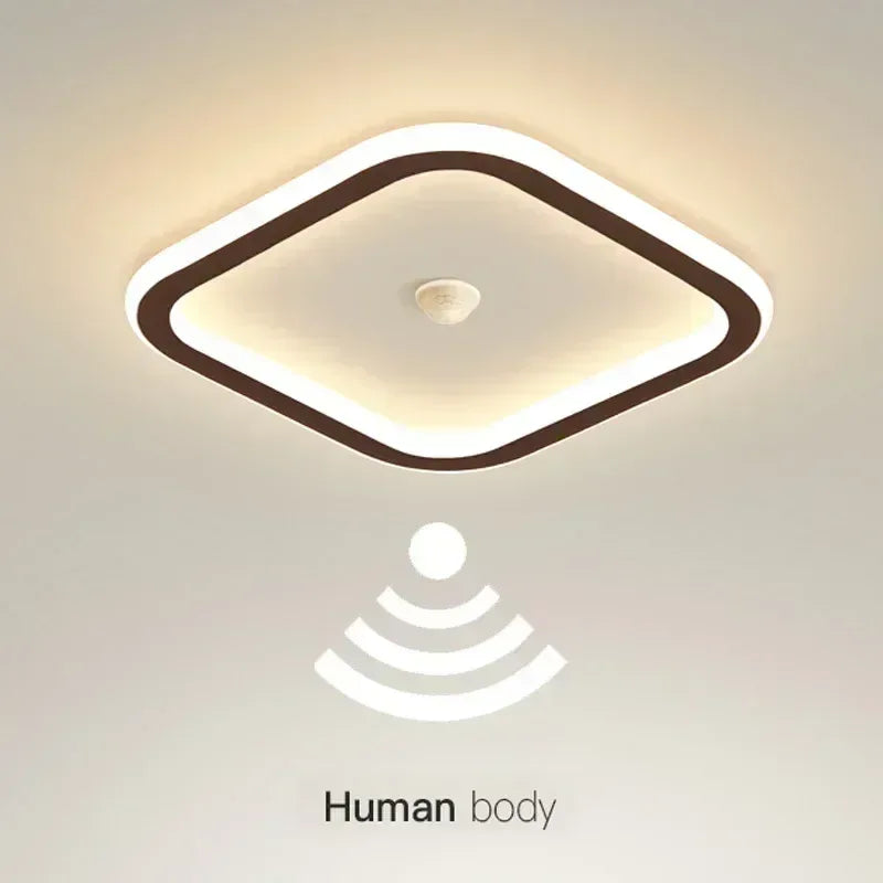 Human Shape Led LED Ceiling Light with Motion Sensor – Modern Human Body Induction Lam ...