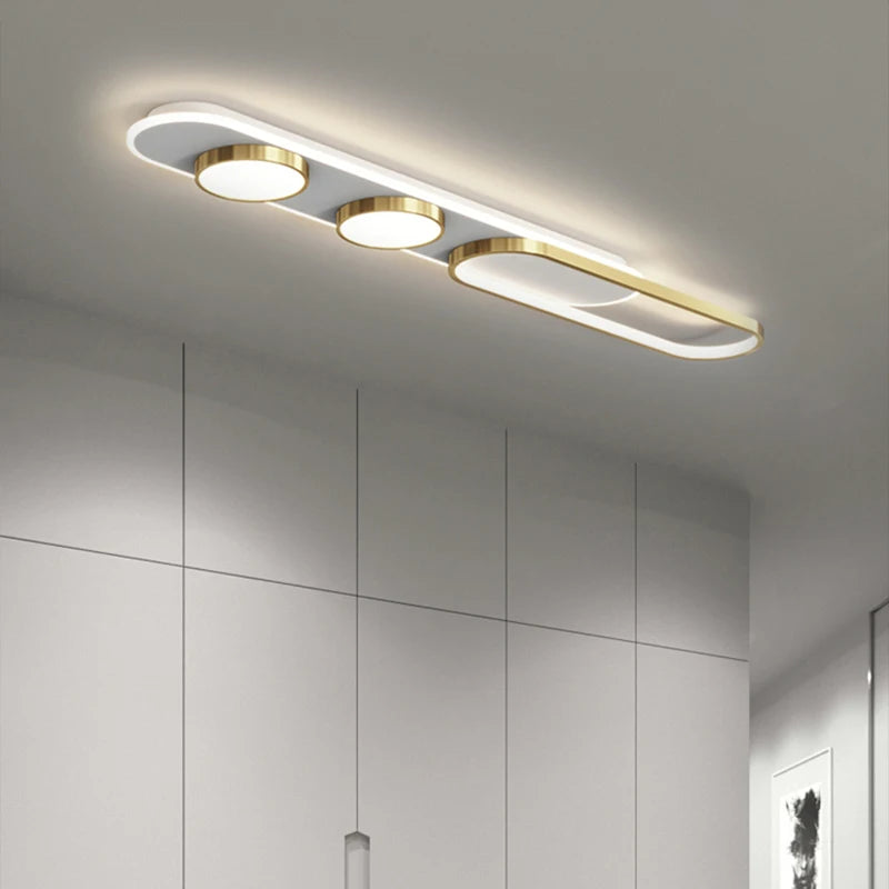 Modern LED Ceiling Light - Nordic Style for Bedroom, Study, Foyer & More