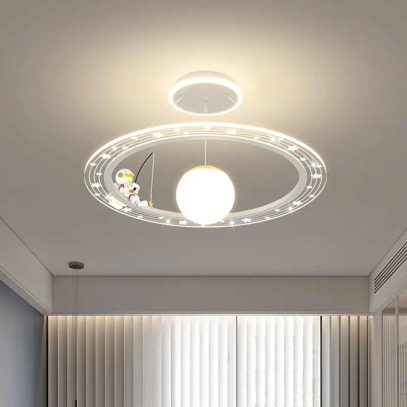 Nordic Modern LED Chandelier Hanging Lamp For Bedroom Dining Living Room Loft Cloakroom Ceiling Mounted Home Creative Decoration