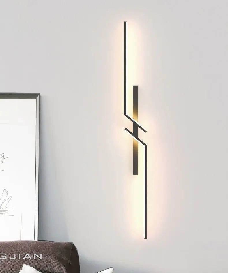 Modern LED Bedside Wall Lamp for Living Room, Bedroom, Stairs, TV Background - Minimalist Interior Wall Light