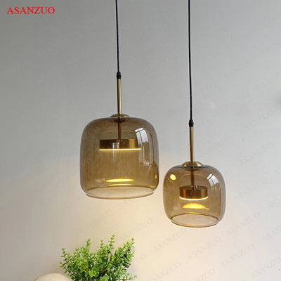 Modern Glass Design LED Pendant Lights For Indoor Lighting  Ideal for Kitchen and Restaurant