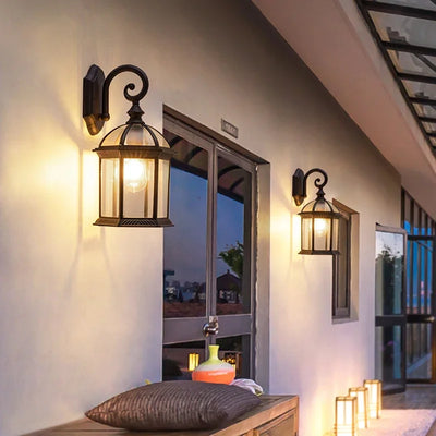 Illuminate Your Outdoor Space with American Vintage Wall Lights for Corridors, Aisles, Villa Doorways and Gardens