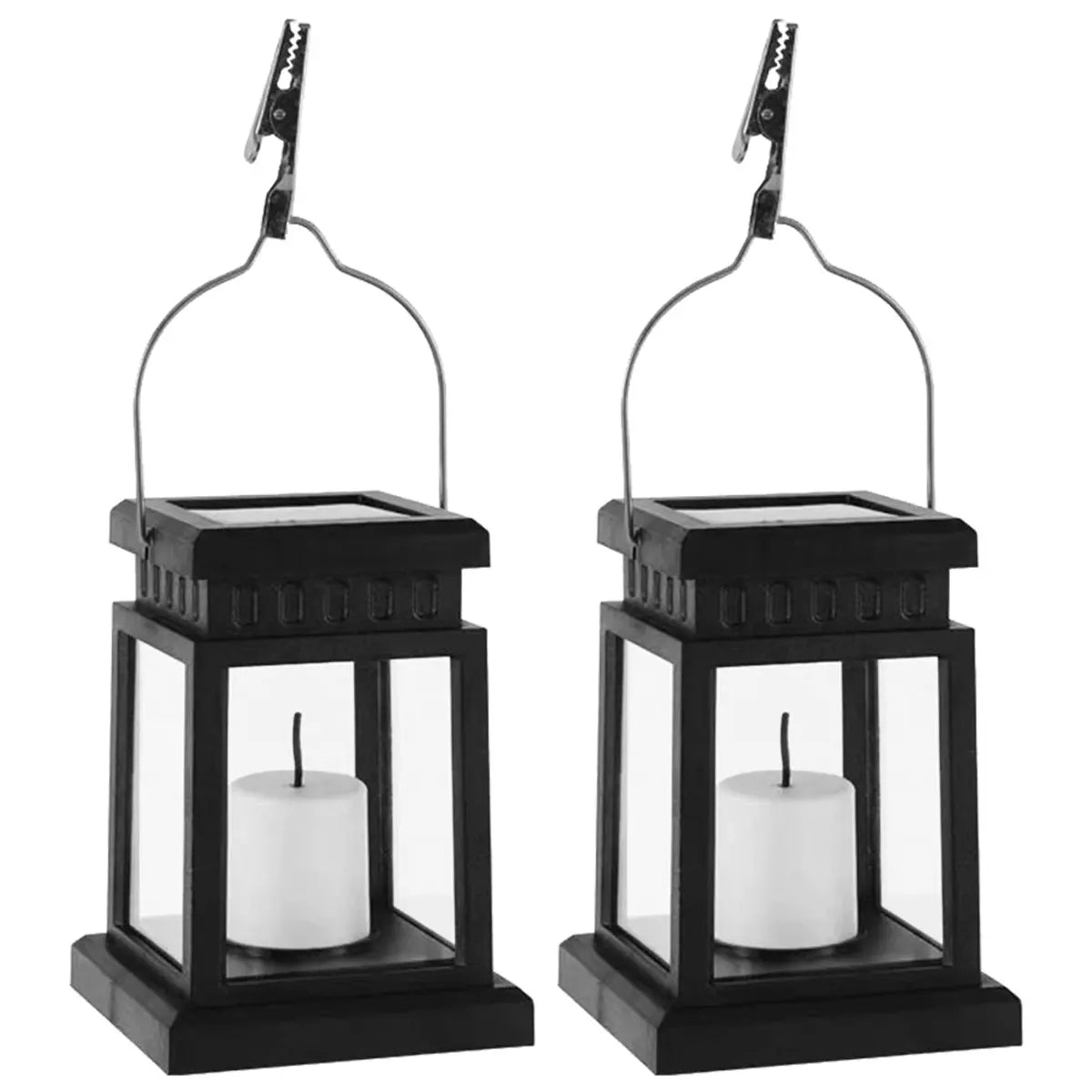 Bathe Your Garden in Warm Glow: Solar Candle Lanterns (2/4 Pack)