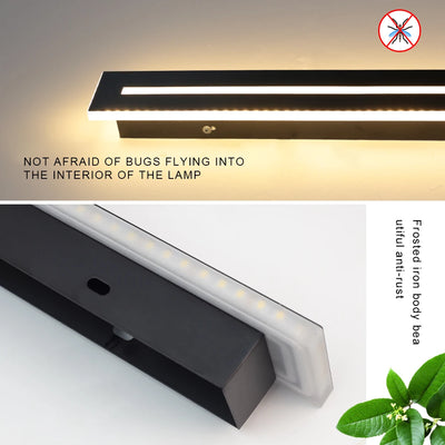 Waterproof IP65 LED Long Wall Sconce Lamp – Garden Light Decoration Outdoor Lighting AC85-265V Sconce Luminaire External Sconce