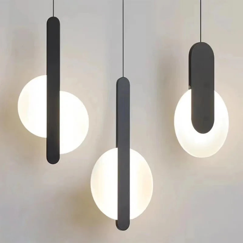 Modern LED Pendant Lights: Nordic Style for Dining Room, Bedroom, Kitchen - Versatile Fixtures for 90-260V