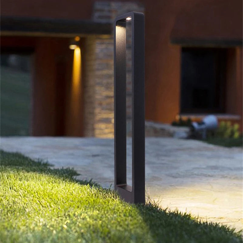 Outdoor IP65 Waterproof LED Lawn Light Aluminum Chinese Style Arched Park Villa Garden Landscape Decoration