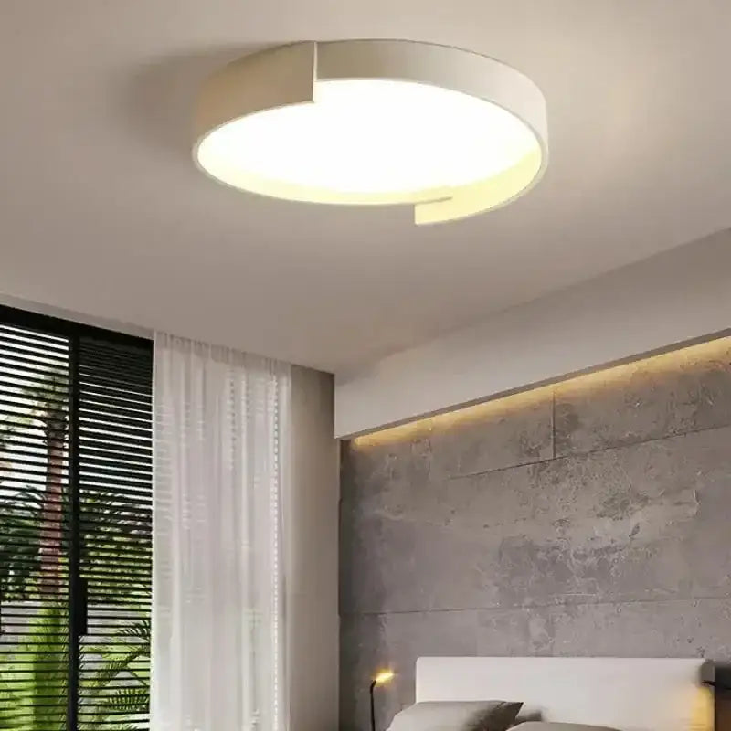 Latest Nordic Classic Black White Simple LED Ceiling Light Designer Cr ...
