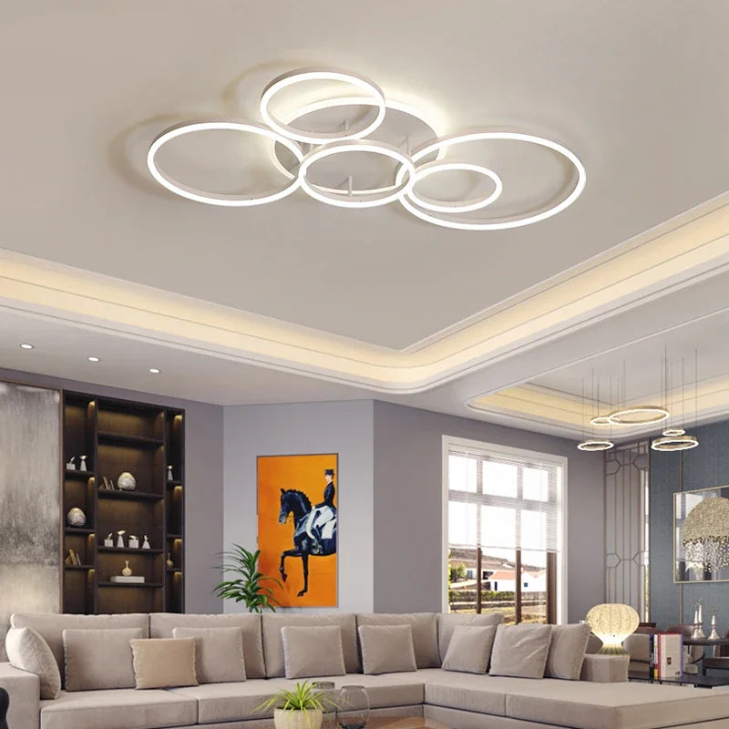 Dimmable LED Ceiling Chandelier for Modern Living Room and Bedroom