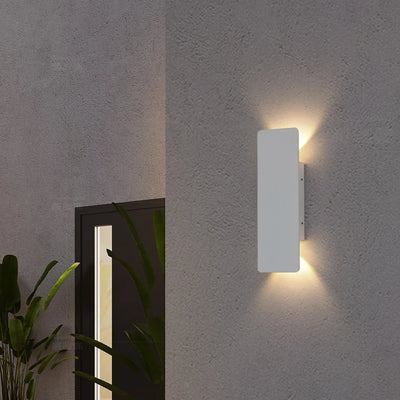 Indoor/Outdoor Wall Lamp Sconce Fixture Waterproof Upper and Lower Luminous Wall Light for Lighting Decoration