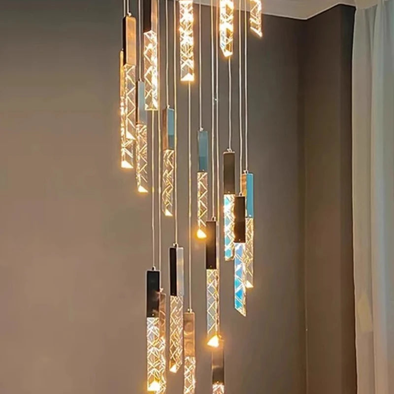 Modern Crystal Chandelier Pendant Lamp for Home Decoration Hall, and Bedroom Area