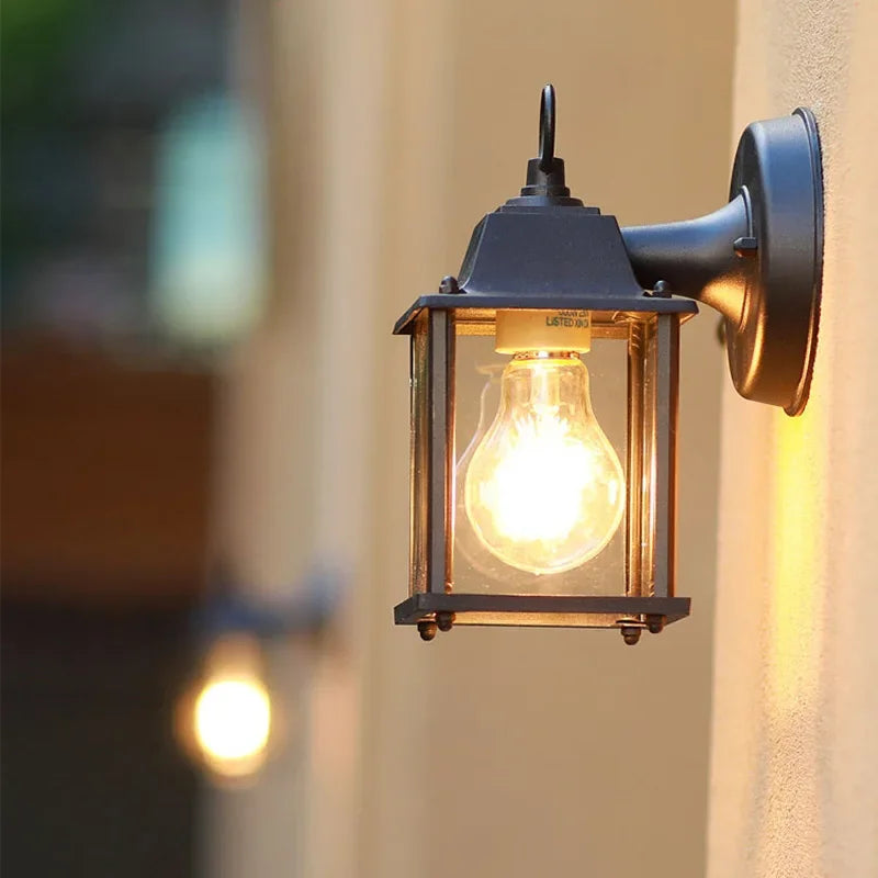 Retro European Style Outdoor Wall Light - Villa Garden Porch Waterproof Lighting