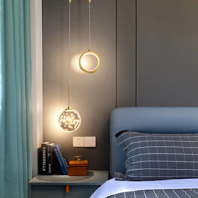 Modern Nordic LED Pendant Light: Perfect for Romantic Living Room and Designer Bedroom Decor