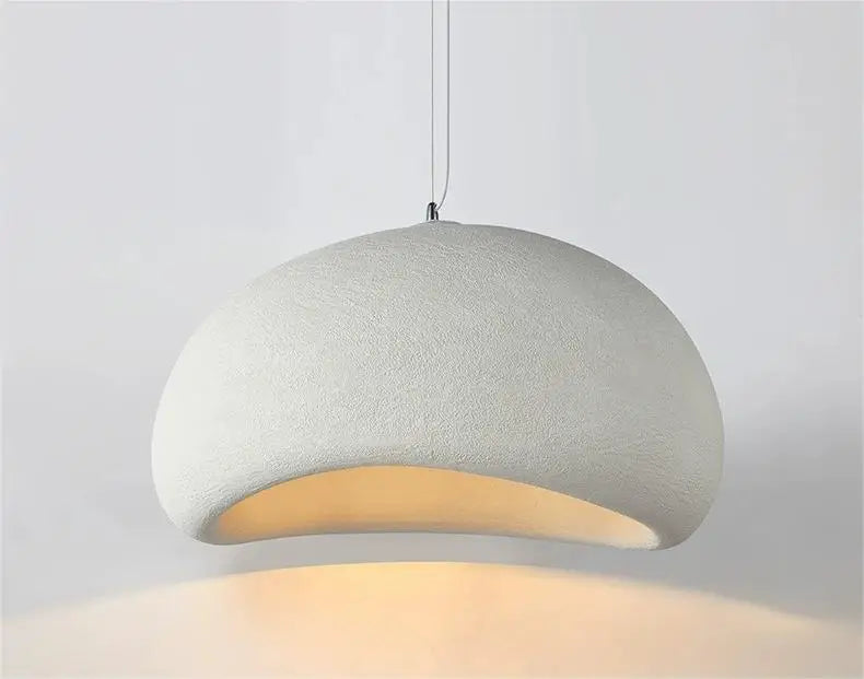 Nordic Wabi Sabi LED Pendant Light – Modern Chandelier for Living and Dining Spaces