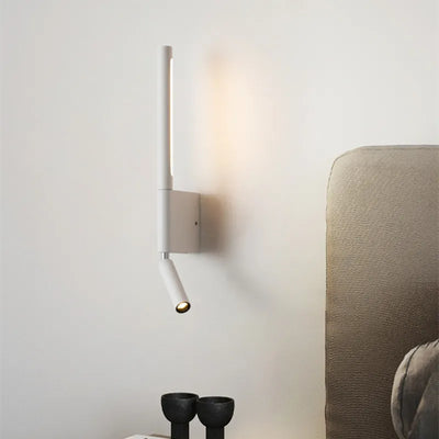 Adjustable Bedside Wall Lamp with Switch - Modern Nordic Style Reading Light for Master Bedroom