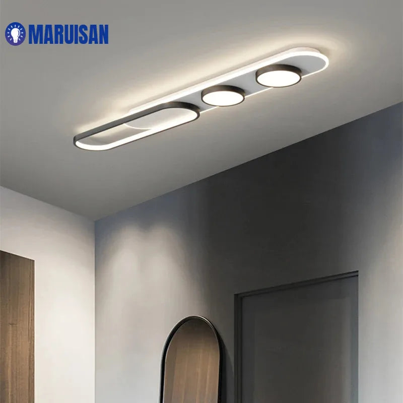 Modern LED Ceiling Light - Nordic Style for Bedroom, Study, Foyer & More