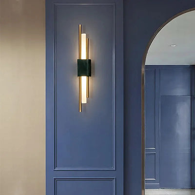 Contemporary Marble LED Wall Lamp - Stylish Illumination for Every Space, Touch On/Off Switch