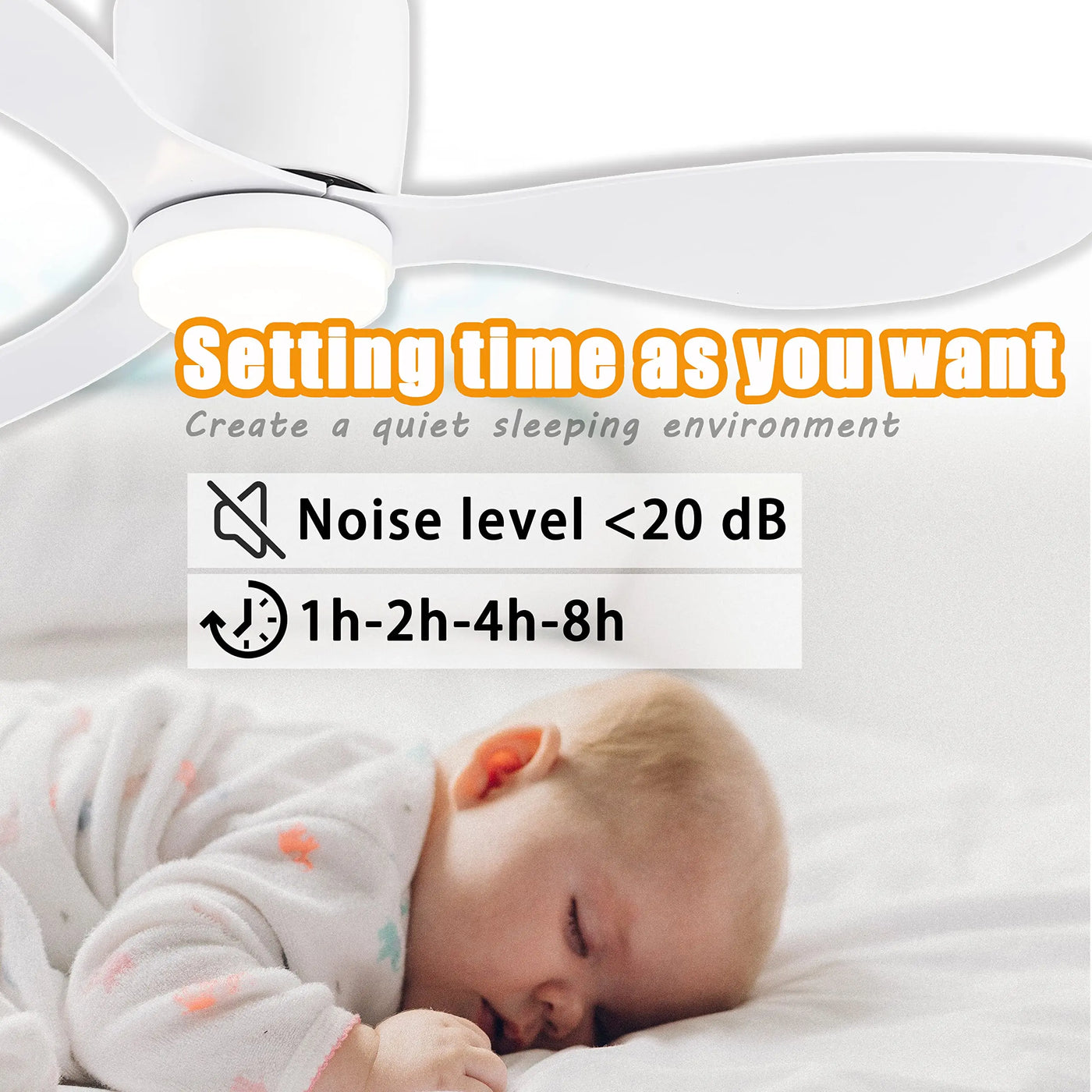 Low Floor Modern Ceiling Fan With LED Light: Remote Control, Simple Design