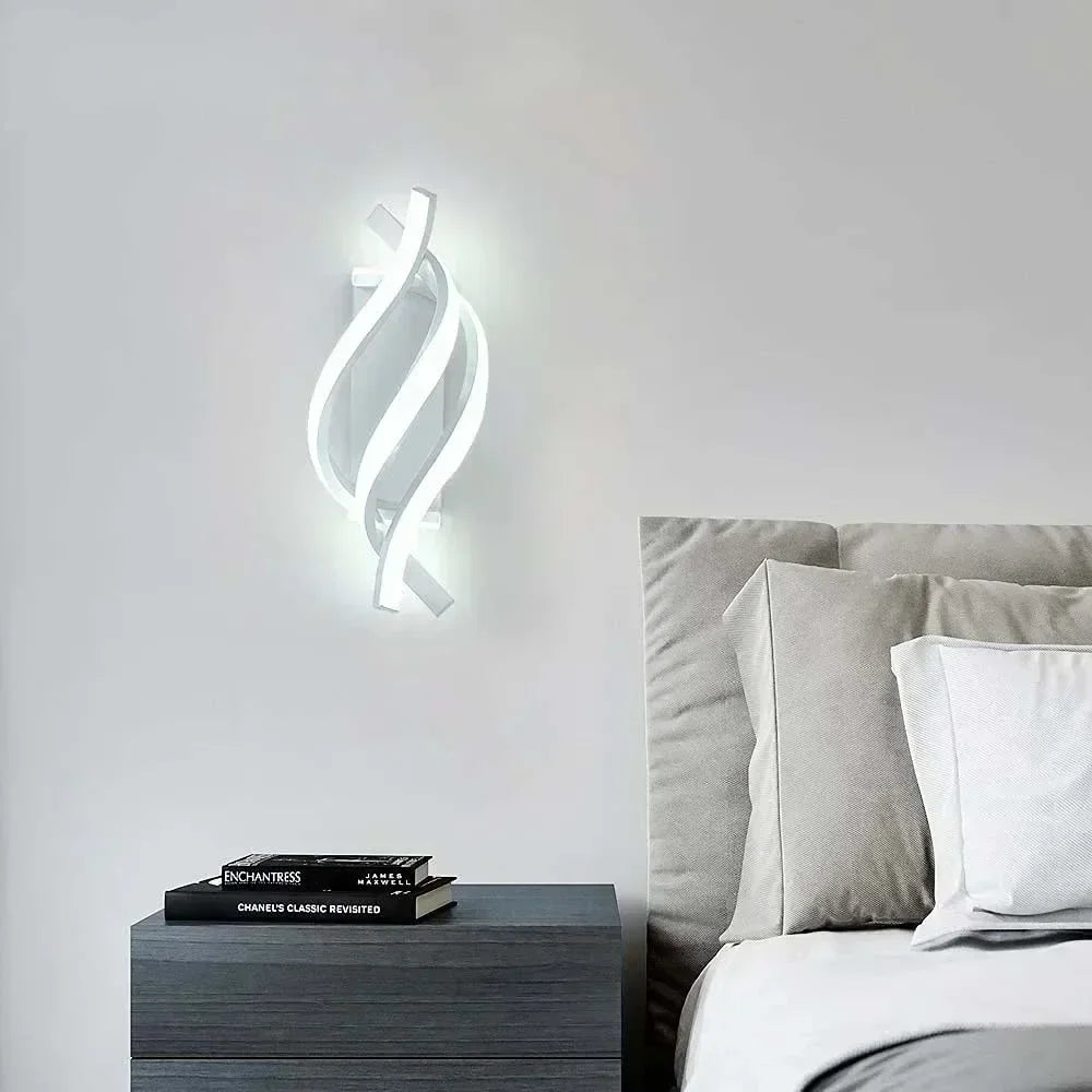 Modern LED Wall Sconce with Curved Design: A Touch of Modern Flair