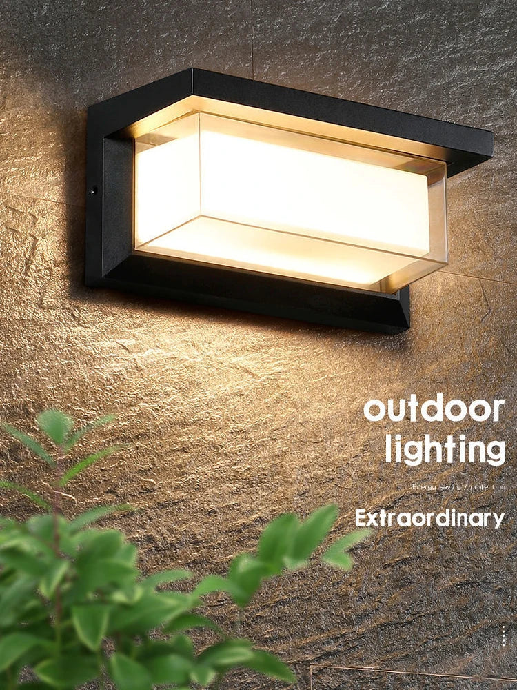 Motion Sensor LED Wall Light – 20W Waterproof Outdoor Lamp