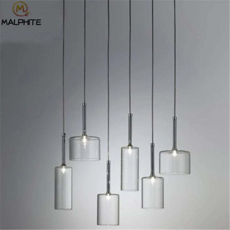 Modern Glass Bottle Creative Pendant Lights AXO-SPILLRAY Design for Restaurant, Bar - Industrial Decor Lighting Fixture