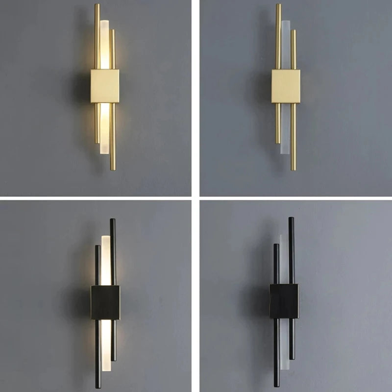 Modern LED Wall Lamp with Remote Control - Versatile Indoor Lighting Fixture for Various Spaces