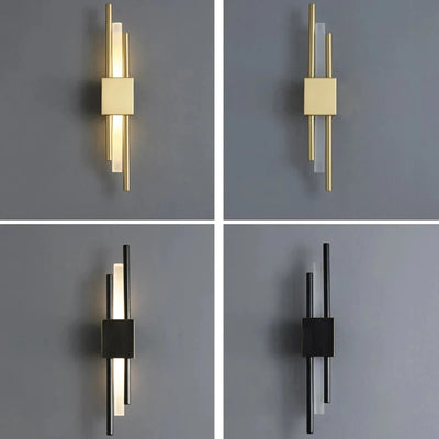 Modern LED Wall Lamp with Remote Control - Versatile Indoor Lighting Fixture for Various Spaces