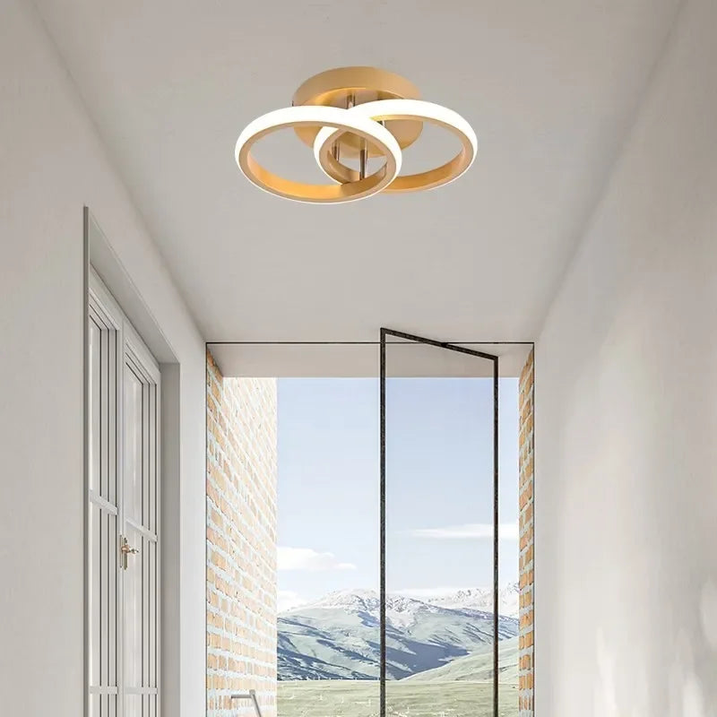 Sleek LED Aisle Ceiling Lights - Contemporary Nordic Home Lighting for a Stylish Glow