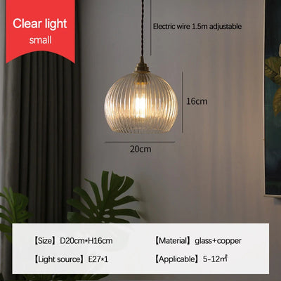 SANDYHA Glass Pendant: Modern Charm & Warm Light for Your Space