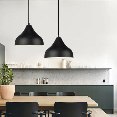 Modern Pendant Ceiling Lamps: Loft Restaurant Droplight Perfect for Dining Room - Nordic Hang Lights