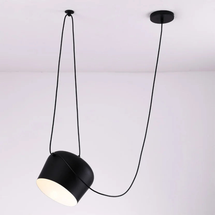 Nordic Pendant Lights for Island Living Room: Stylish Drum Chandeliers, Versatile Configurations, LED Bulbs Included