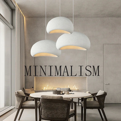 Wabi Sabi Style Chandelier Modern Minimalist Dining Living Room Pendant Light