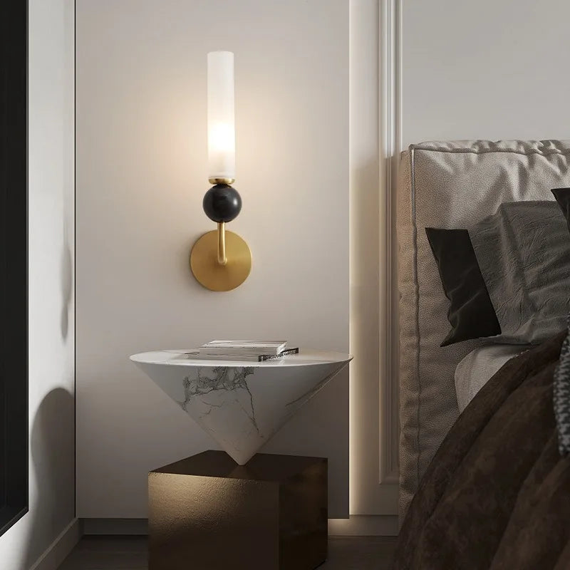 LED Wall Lamp – Luxury Nordic Wall Sconce for Living Room and Bedroom