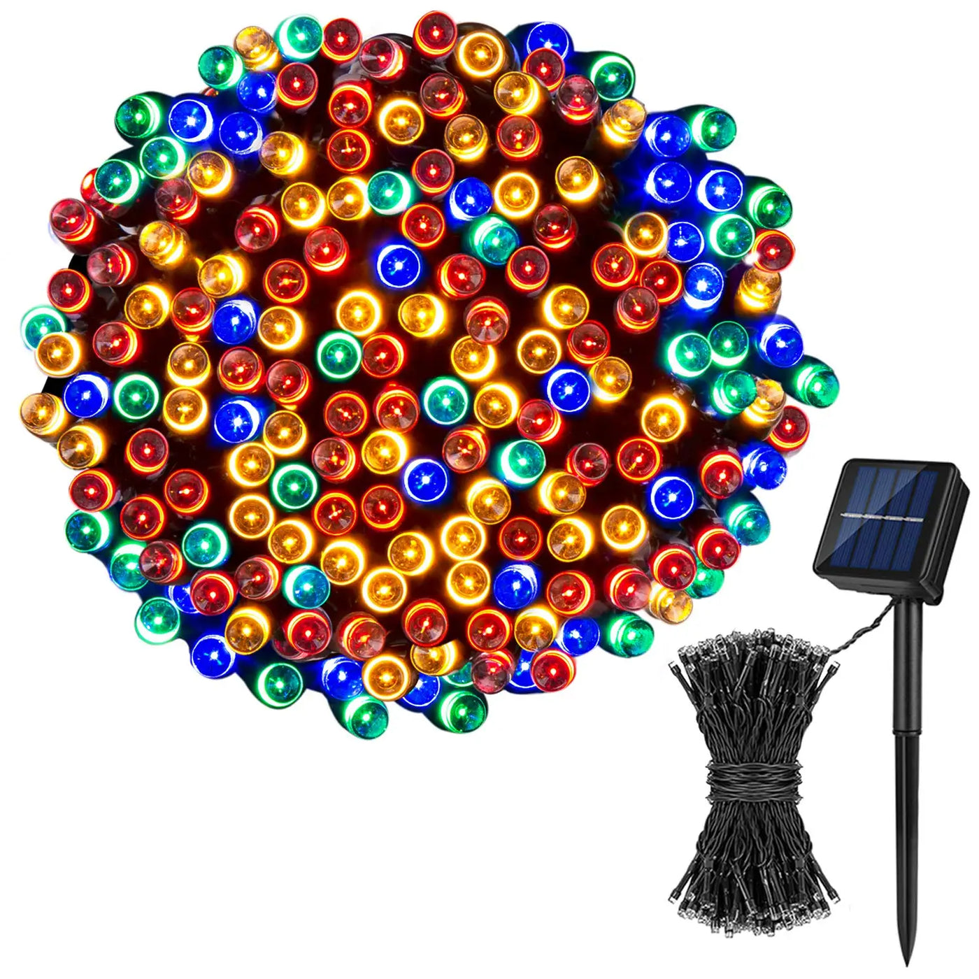 Solar Powered LED Outdoor Fairy Lights IP65 Waterproof 30M 8 Modes String Light for Christmas and Wedding Decorations
