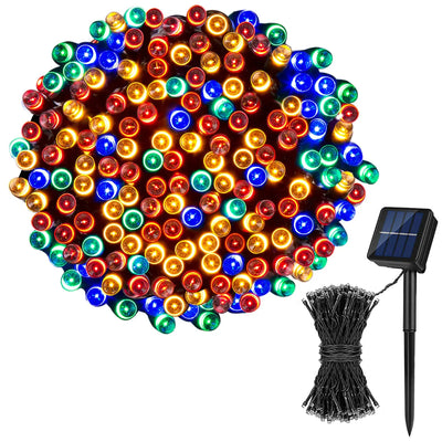 Solar Powered LED Outdoor Fairy Lights IP65 Waterproof 30M 8 Modes String Light for Christmas and Wedding Decorations