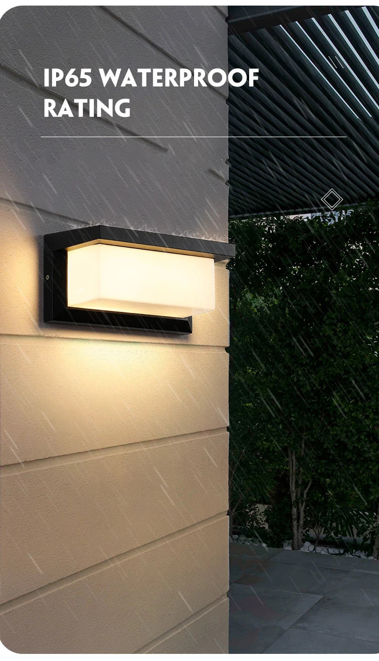 Motion Sensor Outdoor Wall Light – 20W Waterproof LED Porch Lighting