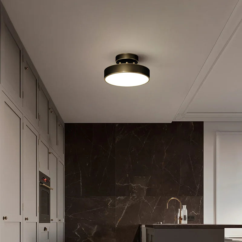 Modern LED Ceiling Chandelier Lights Brass Lamp for Bedroom Decor, Living Room, Kitchen Fixture
