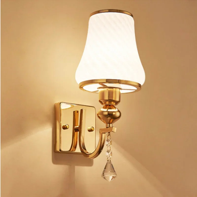 Modern Wall Lamp Luminary E27 Wall Mounted Bedside Lamps Fixtures Loft Home Lighting Wall Sconce with Knob Switch ZM10907